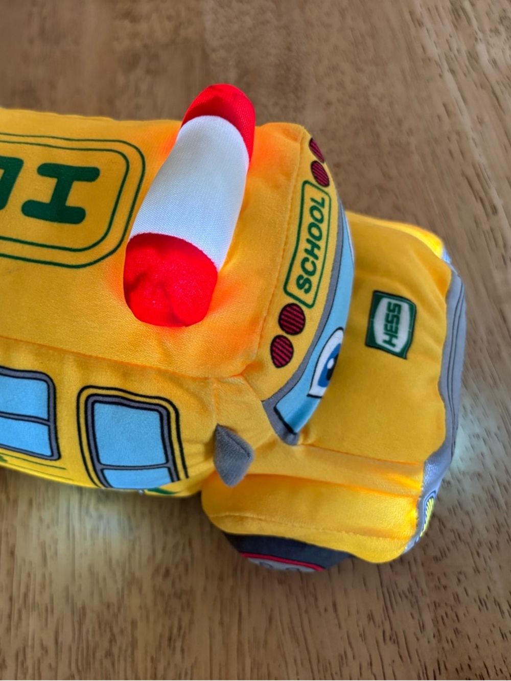 EUC 2024 Hess Plush School Bus Toy - Yellow Soft Kids Toy